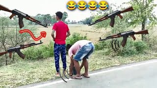 Fake Firing PRANK | Fake G-U-N shot PRANK ON Public |Public Reaction 😂