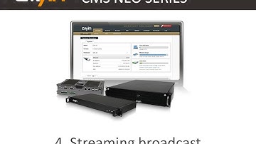 CMS -  Streaming broadcast