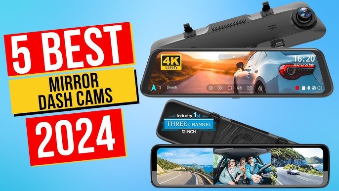 10 Full touch screen dash cams Android rearview mirror 4 cameras