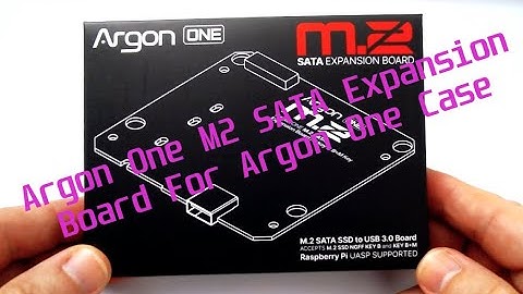 M2 SATA Expansion Board For Argon One/Raspberry Pi 4.
