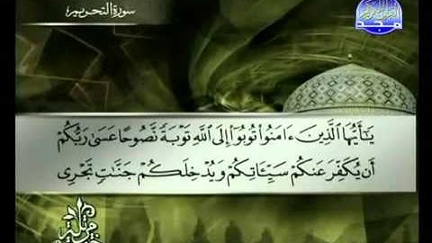 سورة التحريم كاملة الشيخ توفيق الصائغ