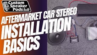 Aftermarket Car Stereo Installation BASICS: Start-to-Finish in 20 minutes
