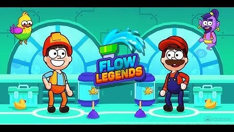 Flow Legends: Pipe Games  All levels gameplay