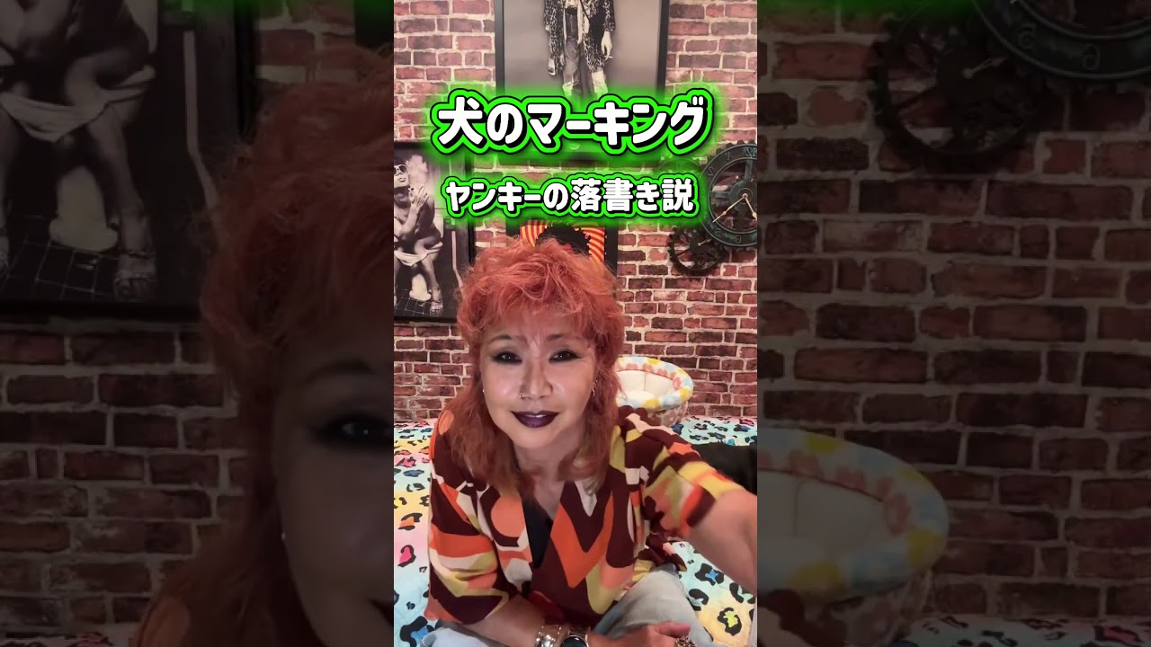 犬のマーキング、ヤンキーの落書き説。