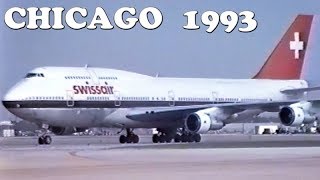 CHICAGO Airports 25 YEARS AGO (1993)