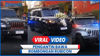 Viral Pernikahan Sultan Tasik Bawa Rombongan Rubicon