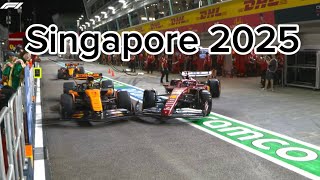 F1 2025 Singapore GP All Spins & Crashes