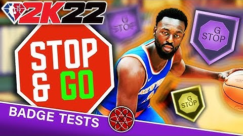 Best Playmaking Badges for NBA 2K22 : Stop and Go Badge Study