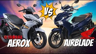 Yamaha Aerox 155 vs. Honda Airblade 160 Alin Mas Sulit?