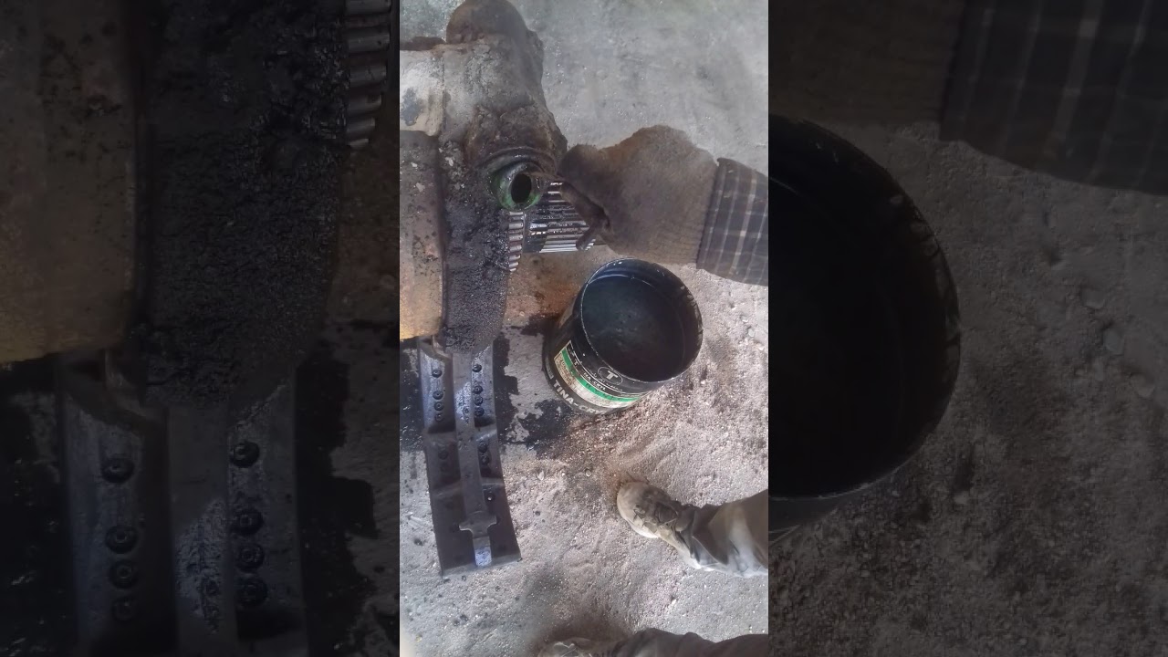 cat.966D disassembly of brake part 1