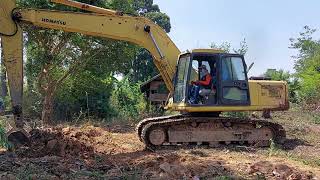 KOMATSU PC2006 รับงานเคลียริ่ง เจอต้นแสงต้นไทรอุ้ม สวยจัด ราชาเม็ดเงินจัดให้ excavator EP.9288