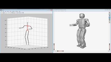 Matlab Hubo Model and Open Hubo Model in OpenRave