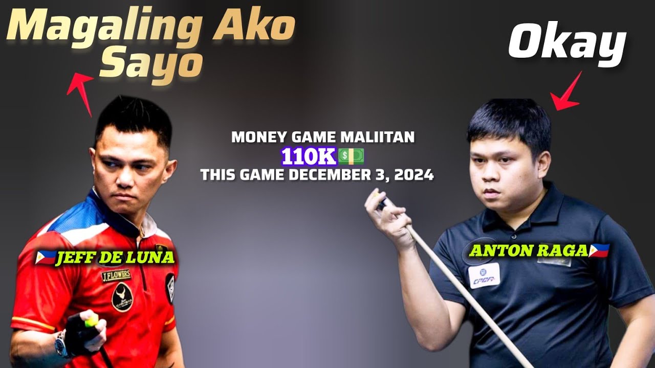 Anton Raga 🆚 Jeff De Luna || Full game highlights 10ball parihas race to 10