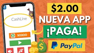 🟢 ¡NUEVA APP! GANA DINERO A PAYPAL 🤑 (Cashline) App para Ganar Dinero 2023