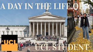 Day in the life of a UCL Student//University Vlog//International Student In London