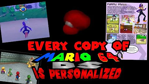 Every Copy of Super Mario 64 DS is Personalized!? (A Deep Dive)