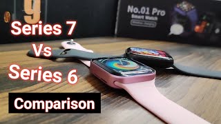 Comparison Series 7 vs Series 6 ! Review ! Budget Smartwatch Under 2500 | Pros and Cons
