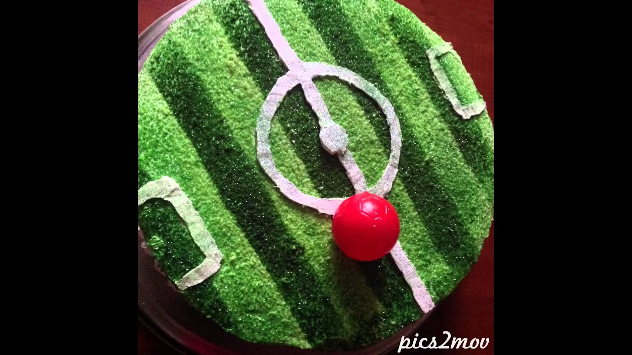 Pasta futbol sahası şeklinde yaptığım pastam ☺️ YouTube