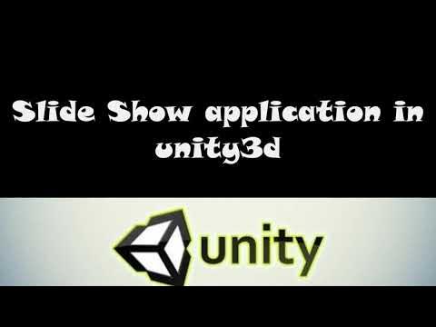 Develop Slide show application in unity3d full tutorial - YouTube