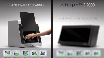 3D BioCAD - 3Shape D2000 against Conventional scanner comparison