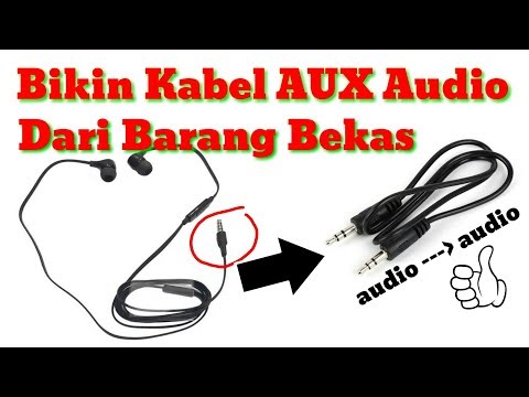 Video: Cara Membuat Kabel Aux Sendiri: 7 Langkah (dengan Gambar)