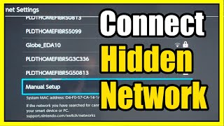 How to Connect Hidden Network on Nintendo Switch (Fast Tutorial)