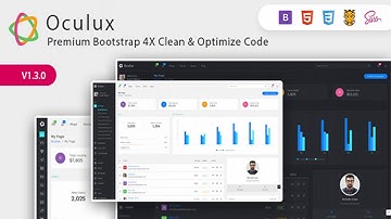 Oculux - Multipurpose Bootstrap 4x Admin Template | Themeforest Website Templates and Themes