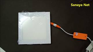 Tutorial Pemasangan Lampu LED PANEL LIGHT 18 WATT || Lampu LED 18 Watt || Lampu Ruangan LED.