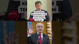 Sinan Oğan, Kılıçdaroğlu’nun kendisine ne teklif ettiğini açıkladı #seçim #erdoğan #kılıçdaroğlu