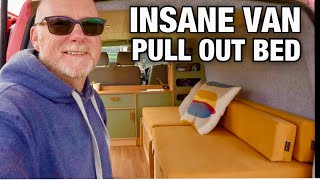 The Best Pull Out Bed In a camper van I have Seen Plus GoPro Hero 11 Giveaway