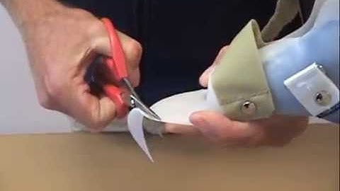 How to | Trim the toe shelf on a DAFO