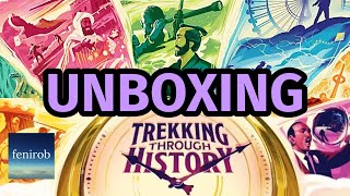 Trekking Through History Board Game | Unboxing (No Talking)