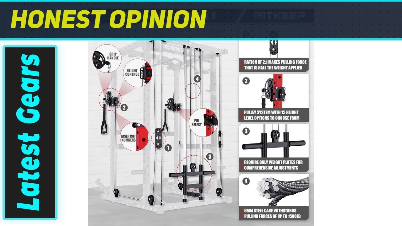 Силовая рама RitKeep Power Cage M10: ИДЕАЛЬНЫЙ универсальный тренажер для домашнего спортзала!