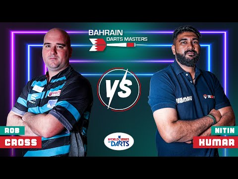Rob Cross vs Nitin Kumar - 2023 Bahrain Darts Masters - Round 1