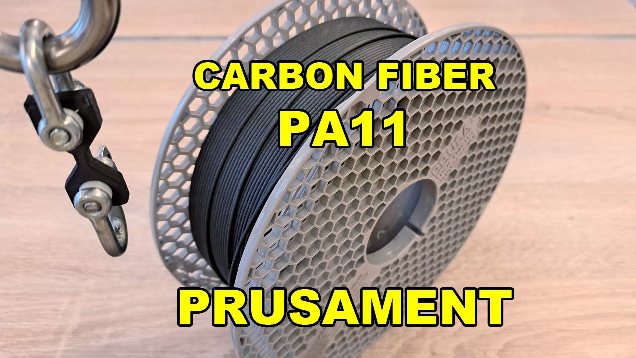 Présentation du Prusament PA11 (Nylon) Carbon Fiber Black
