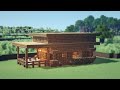 Minecraft - How to Build Starter Wooden House with Chicken Pen