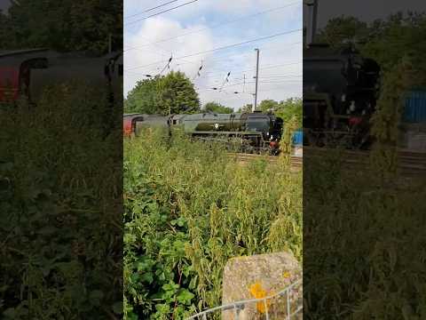 Merchant Navy Steam Loco 35018 British India Line - The White Rose Railtour 15.07.23