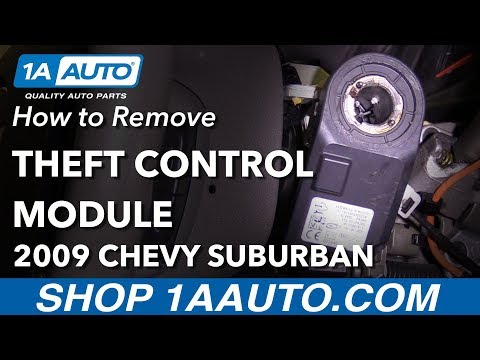 How to Replace Theft Control Module 07-14 Chevrolet Suburban