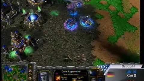 WCG 2008 Grand Final WarCraft III Like vs mTwAMD.WhO