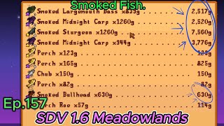 Stardew Valley Meadowlands Farm Ep157- Smoked Fish.