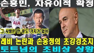 스포츠 하이라이트: 손흥민, 자유이적 확정! 레비 논란과 손웅정의 초강경조치! 토트넘의 초비상 상황.