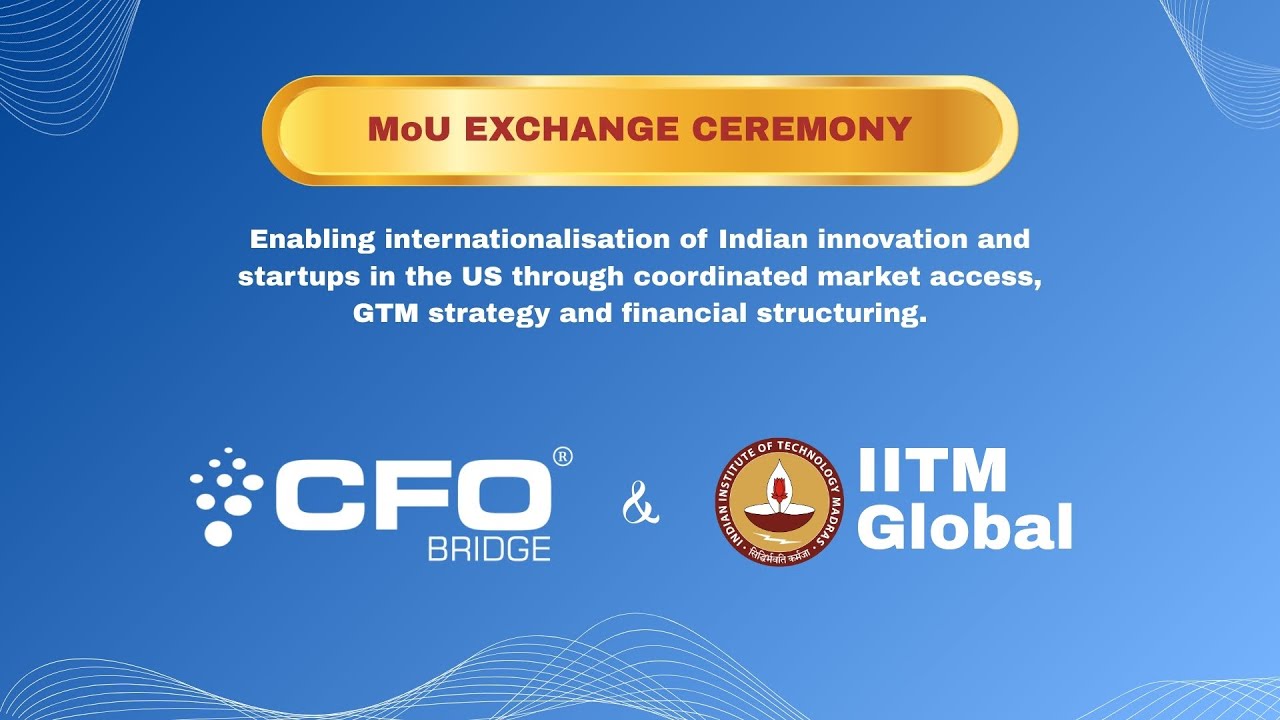 CFO Bridge USA joins hands with Indian Institute of Technology, Madras