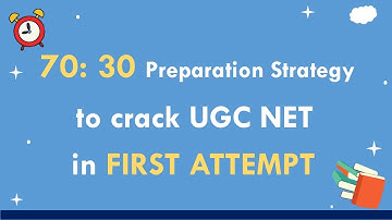 *REVEALED* The 70: 30 Strategy to crack UGC NET JRF  in first attempt| Niharika Jaiswal | 7839575509