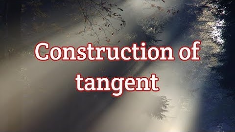 TN 10th maths/construction of tangent/Exercise 4.4/11th sum