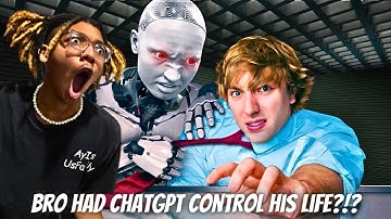 Surviving 100 Hours Controlled By Ai By Mack | AyItsUsFamily Reacts