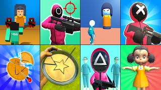 New Free Squid Games Mobile Games | Doll Roll Survival Game 456 K-Sniper Challenge 3D Gameplay screenshot 4