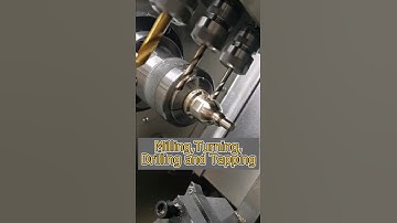 How to use CNC lathe with Y-axis side 4 for turning, milling, drilling and tapping | CNC smartlathe