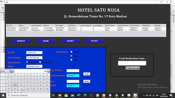 Demo Pemesanan Hotel Menggunakan Java Netbeans
