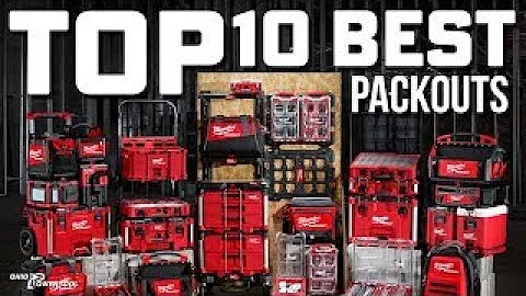 Milwaukee PACKOUT Top Ten Accessories - Tool Boxes, Crates, Cabinets, and MORE!  @TechnicalGuruji