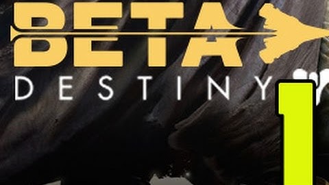 Destiny Beta Build PS4 Gameplay Part 1 - Character Creation